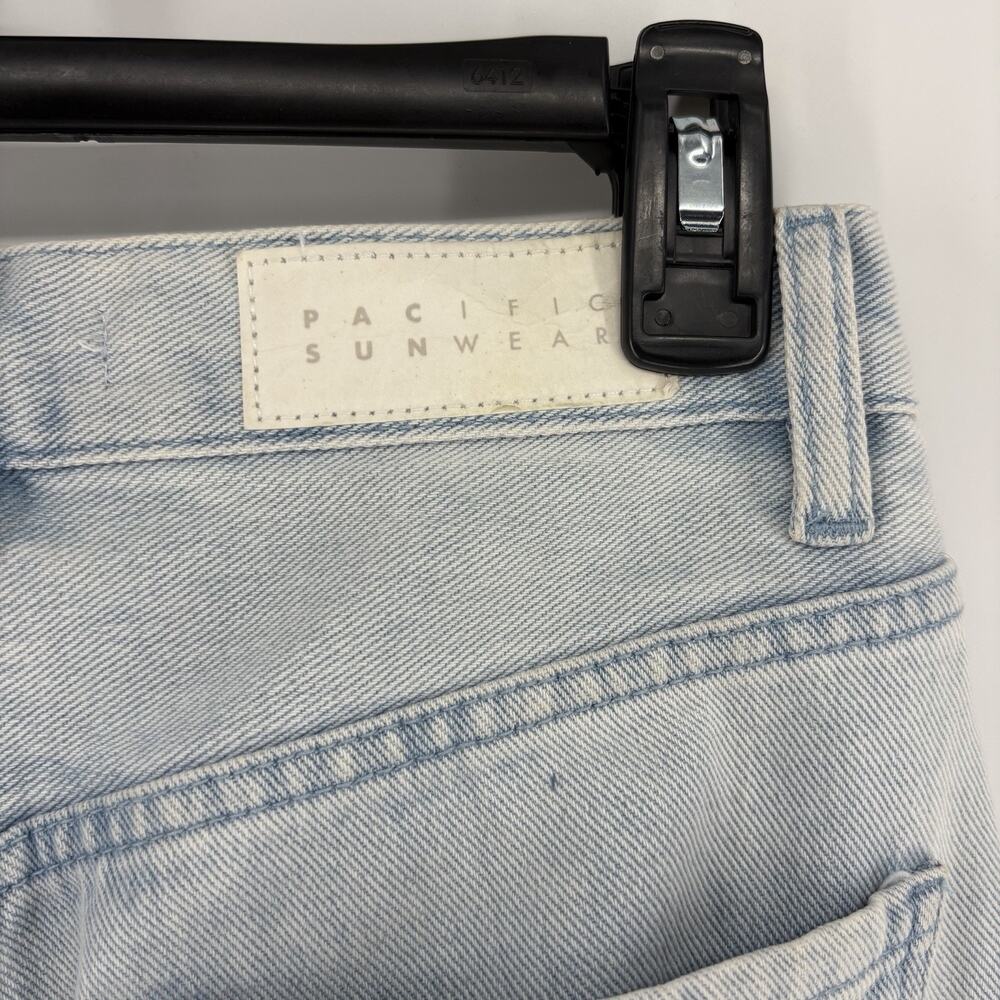 PacSun Women’s Light Blue Pintuck High Waisted Bootcut Jeans Size 27 Flare Retro - Picture 8 of 11